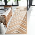 thumbnail image 2 of SAFAVIEH Natural Fiber Dudley Geometric Runner Rug, Natural/Ivory, 2'3" x 9', 2 of 7