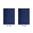 thumbnail image 3 of Better Trends Premium 2 Piece Bathroom Rug Set 100% Cotton, Extra Soft Tufted Bath Mat, Water Absorbent & Reversible Mat, Navy Lux Collection, 3 of 5