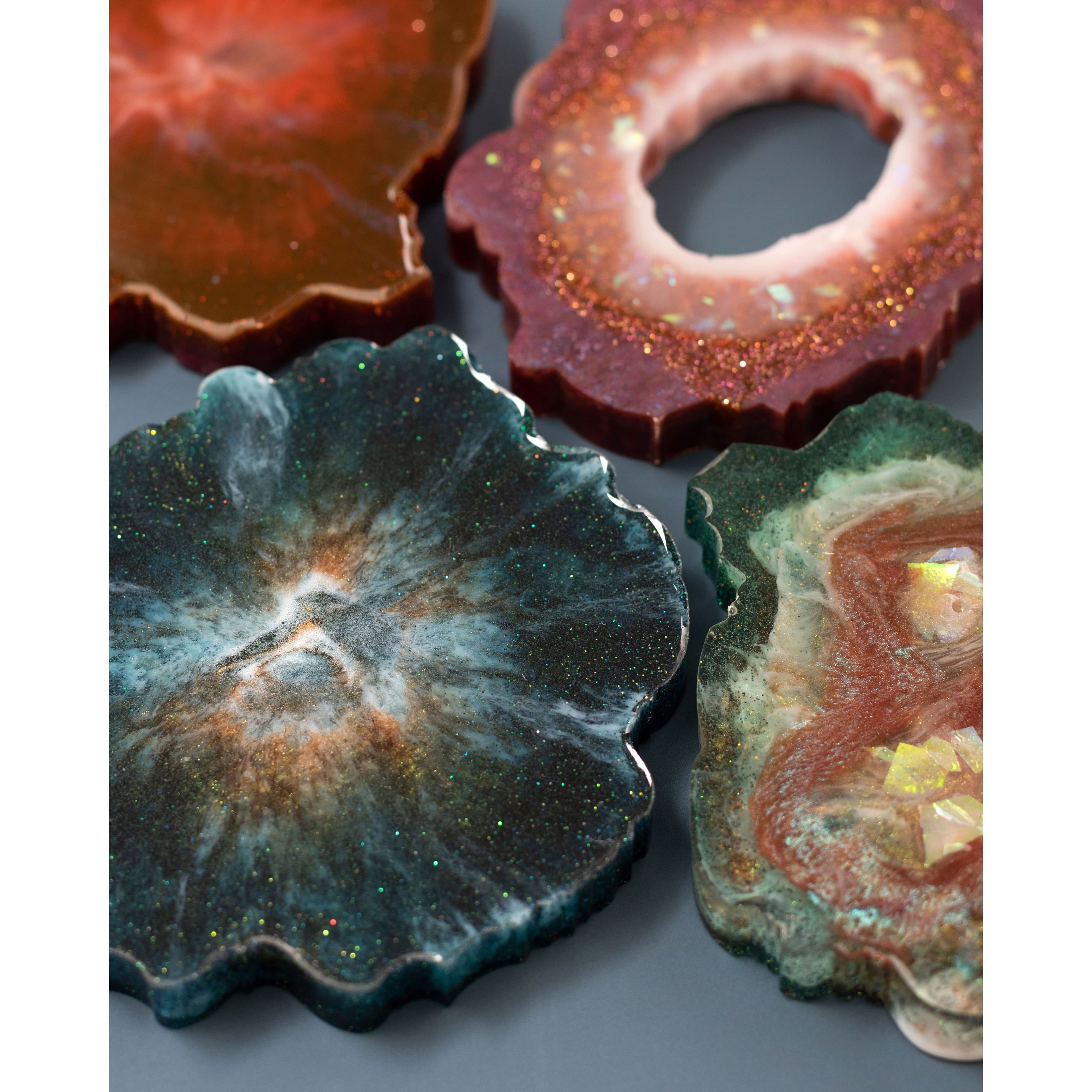 Craft Smart Resin Geode Coaster Mold Set