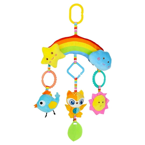 les Bebé Colgando Sonajeros Juguete Aprendizaje Educación Bebé Mordedor Juguetes de peluche Cuna de bebé Juguete colgante Cochecito Juguete Búho Sunnimix Juguetes colgantes para cochecito