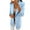 ZA-Blue, variant on Meichang Yellow Blazer for Women Business Casual Long Sleeve Suit Lapel Button Cardigan Solid Slim Jacket Work Office Jacket