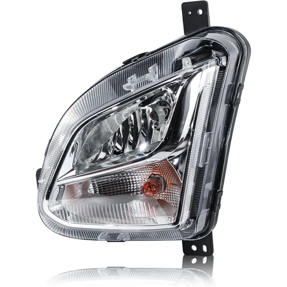 HOUGEET Front Fog Light Signal Assembly Compatible with 2018-2021 Chevy Equinox Bumper Lamp Fog Light Side Replacement (Halogen Type) (Driver Left Side)