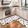 thumbnail image 3 of Kitchen Rugs Sets Of 2,White Cow Head Dot Pattern Anti Fatigue Kitchen Mat Rugs Non Slip Washable,Decorative Kitchen Floor Mats for Kitchen,Sink,Laundry,17"x47"+17"x47", 3 of 5