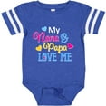 thumbnail image 3 of Inktastic My Nana and Papa Love Me with Hearts Boys or Girls Baby Bodysuit, 3 of 5