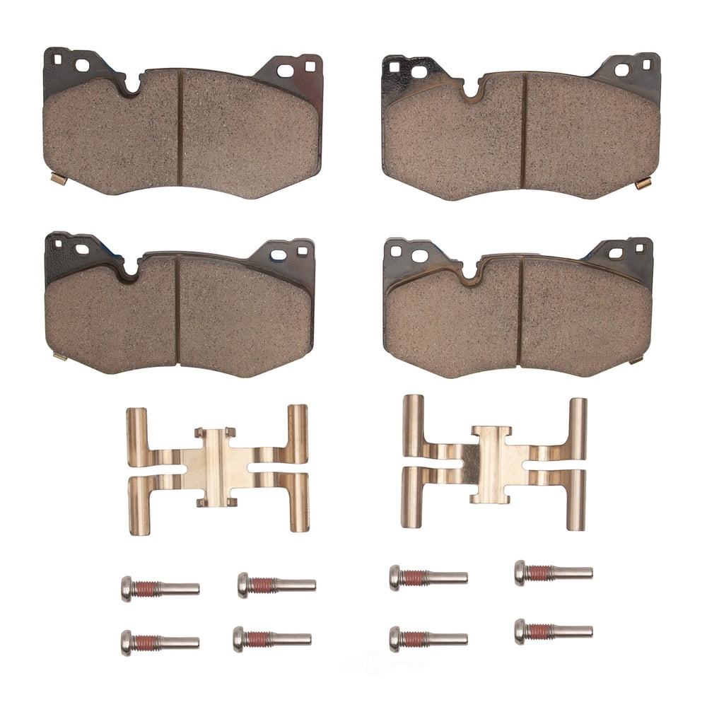 Dynamic Friction Company 1552-2312-01 DFC 5000 Advanced Brake Pads - Low Metallic and Hardware Kit