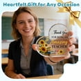 thumbnail image 4 of Teacher Appreciation Gifts Acrylic Heart Plaque, End of Year Teacher Thank You Gift,  Desk Decor Keepsake & Paperweight（Style 4）, 4 of 8