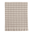 thumbnail image 3 of CREVENT Soft Warm Farmhouse Plaid Tan Knitted Throw Blanket,50''x60'', 3 of 4