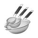 thumbnail image 5 of Colador de alimentos con filtro antifugas para leche de soja, ideal para preparar fideos y pastas. 3 piezas, 5 of 9
