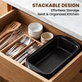 thumbnail image 6 of Kikcoin 4-Piece Loaf Pan Set, 9"*5" Non-Stick Baking Pan, Carbon Steel Bakeware, Easy Release &  Oven Safe  Meatloaf Pan for Banana Bread, Cake & Pastry Baking, 6 of 12