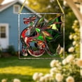 thumbnail image 4 of Stained Glass Window Hanging, Gothic Acrylic Suncatcher for Window Hanging, Round Sun Catcher for Window Art Wall Decor, Nature Art for Bedroom, 4 of 6