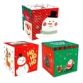 thumbnail image 1 of Christmas Candy Packaging Box Small //Santa Claus Candy Box 25cm/9.84in Holiday CandyBox with Lid Christmas, 1 of 5