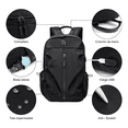 thumbnail image 3 of Mochila Multifuncional, Impermeable Resistente Negra, 3 of 5
