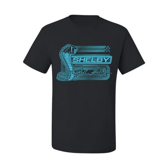 Wild Bobby Ford Shelby Cobra Retro Blue Logo Men Tee