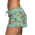thumbnail image 1 of Bas de Maillot de Bain à Taille pour Femme, Shorty de Natation (TG, Jaune, 1 of 7
