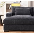 thumbnail image 4 of US Pride Furniture 54'' Depth deep seated sofa in Black, 4 of 5