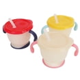thumbnail image 1 of Taza para sorber con pajita 3 piezas taza de entrenamiento portátil duradera para bebés a prueba de derrames aplicación amplia PP y silicona con pajita para cochecitos ANGGREK Otros, 1 of 8
