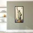 thumbnail image 4 of Empire Art Direct Dame Liberté Dimension Art Collage à la Main Signé par Alex Zeng Encadrée Wall Art Graphique, 4 of 6