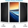 thumbnail image 3 of GIROUETTE [4 Packs]  Privacy Screen Protector for Samsung Galaxy S24 Ultra/ S24 Plus/ S24,Support Fingerprint Unlock,Anti Scratch,TPU Film Anti-spy Protective Film, 3 of 10