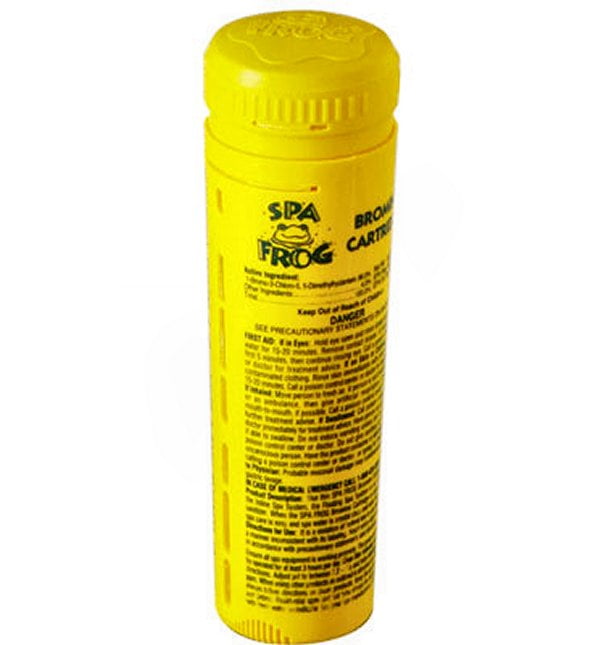 Pool Frog 01-14-3824 Hot Tub Spa Floating System Replacement Bromine Cartridge by Pool Frog