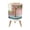 Color 4, variant on Small Trash Can with Lid Silhouette Bear Walking Forest Birds Rustic Wood 1.8 Gallon Dog Proof Trash Can Round Garbage Can Waste Bin Wastebasket for Bathroom Bedroom Living Room