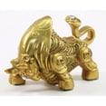 thumbnail image 4 of Feng Shui 4" Gold Money Bull ~ Ox Wealth Statue Figurine Chinese Zodiac Home Decor Gift ~ Wall Street Golden Bull, 4 of 5