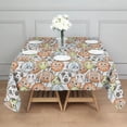 thumbnail image 3 of Colorful Cute Sports Balls Pattern Square Tablecloth,Waterproof Square Table Cover,Wipeable Spillproof Washable Table Cover for Home Kitchen Party Decor 42"X42"(107x107cm), 3 of 6
