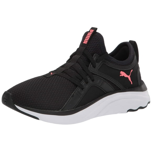 PUMA Women's SOFTRIDE Sophia Running Shoe, Black-Ignite Pink White, 7