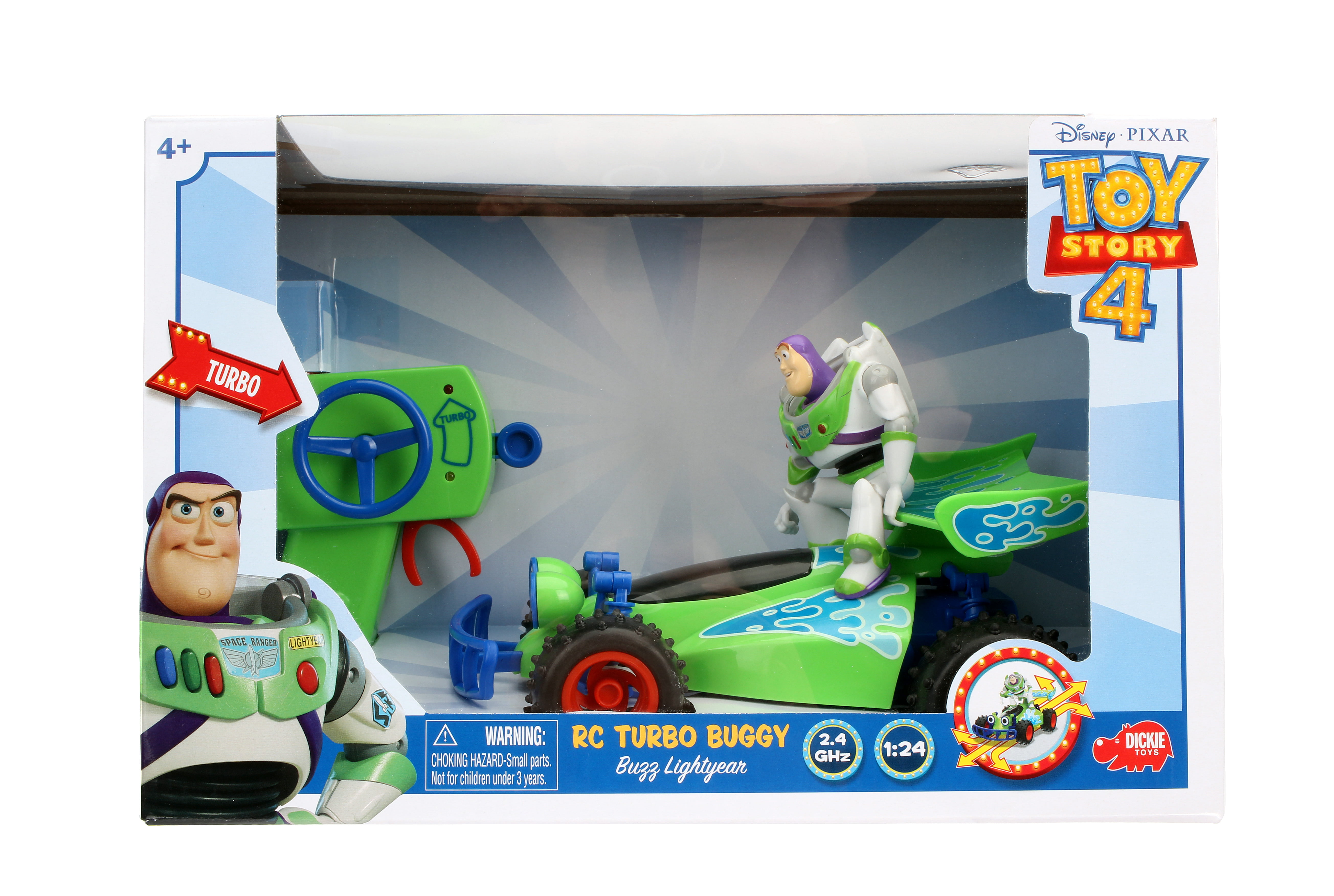 disney store buzz and woody remote control car