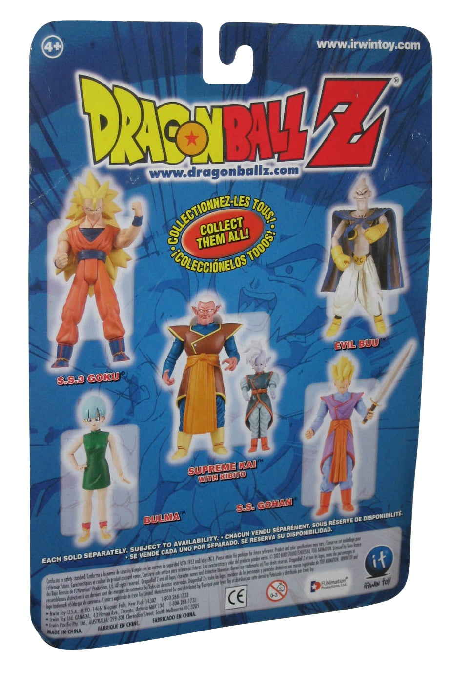 Rare 2002 Dragonball Z Majin Buu Saga Series 8 Figure Mr Boo Irwin Toys