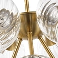 thumbnail image 6 of 10-Light Ceiling Light with Glass Shade, 20.47 inch Modern Adjustable Pendant Light Fixtures for Dining Room, Living Room. Restaurant, 6 of 8