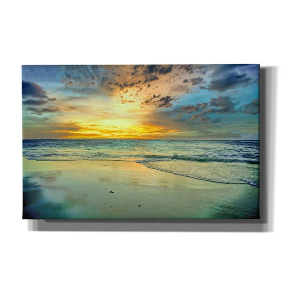 Epic Graffiti 'Caribbean Epilogue' by Mark A Paulda, Canvas Wall Art, 40"x26"