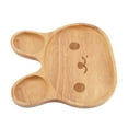 thumbnail image 4 of Plato de Postro de de Coneo de Primera para Niños, Platón Lindo y Drentido Cora de Conejo Para Niños Hecho de de Caucho, Para Servir Comidas, Postres, Nueces y, 4 of 7