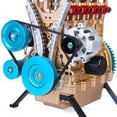 thumbnail image 2 of Engine Model  Car Engine Model Kit   Resin Art Model Engine Kit  Creatie Table Decoration Crafts Decor, 2 of 7