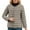 A-Khaki205, variant on Women's Down Jackets Lightweight Button Down Jackets Casual Solid Color Quilted Jackets Trendy Warm Crewneck Outerwear