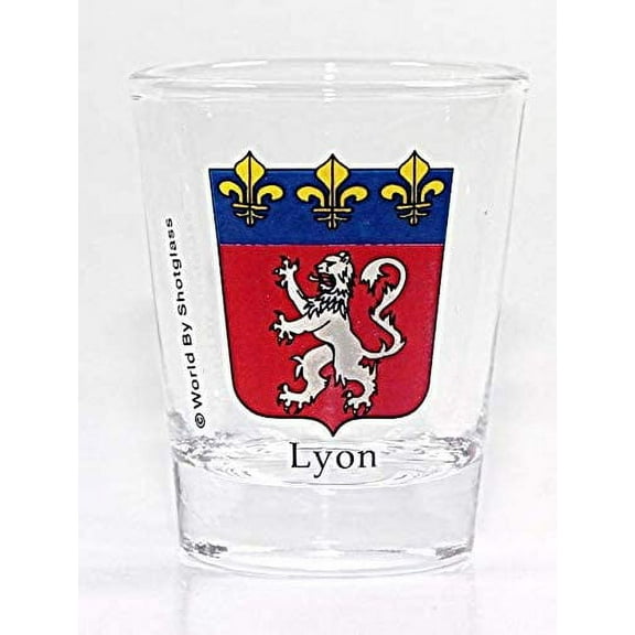 Lyon France Coat Of Arms Shot Glass