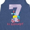 thumbnail image 3 of Pete the Cat -  Happy 7th Birthday - Toddler and Youth Girls A-line Dress, 3 of 6