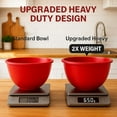 thumbnail image 2 of Mixaid Silicone Liners for Kitchenaid Tilt-Head 5 Qt Mixers - Mixer Attachments & Accessories - Replacement Mixer Bowls No Longer Needed (1* Red), 2 of 7