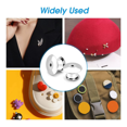 thumbnail image 3 of 120PCS Locking Pin Back Metal Pin Backing, Locking Pin Keeper Clasp for Brooch Enamel Lapel, 3 of 7