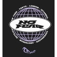 thumbnail image 2 of No Fear Lavender Grid Globe With Logo Adult Black Long Sleeve Hoodie-Medium, 2 of 6