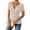 Beige, variant on Womens Short Sleeve Tops V Neck Ribbed Knit Slim Fit Lightweight Elegant Sweater 2026 Spring Dressy Casual T-Shirts Beige S