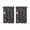 Kitchen Food Colorful-49, variant on Vintage Kitchen Food Cooking Chef Tier Cafe Curtains for Bathroom Living RV Rod Pocket Window Drapes 36 Inch 2 Panels Set 28"x36" 2 Panels Window Treatment Tiers