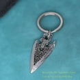thumbnail image 4 of Vintage Indian Arrowhead Dagger Pendant Keychain for Men Boys Women Retro Punk Amulet Charm Key Chains, 4 of 4