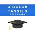 thumbnail image 2 of Class Act Graduation Graduation Tassel - Gold Charm - 3 Color, 2025, Black / Orange / Gold, 2 of 9