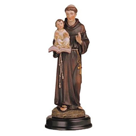 George S. Chen Imports SS-G-205.09 Saint Anthony Holy Figurine Religious Decoration Statue Decor, 5"