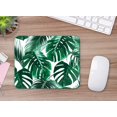 thumbnail image 3 of Small Green Tropical Leaves Mouse Pad Personalized Portable Travel Mousepad Non-Slip Rubber Base Perfect for Laptop & Wireless Mouse, 3 of 5