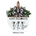 thumbnail image 2 of Colgador de puerta de patio trasero de Halloween exquisita decoración colgante de tablón para valla de patio, 2 of 4