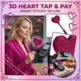 thumbnail image 5 of 3D Printed Tap-to-Pay Wand - 3D Printed Credit Card Tap Wand - Star Magic Contactless Credit Card Holder Wand(Hot Pink), 5 of 7