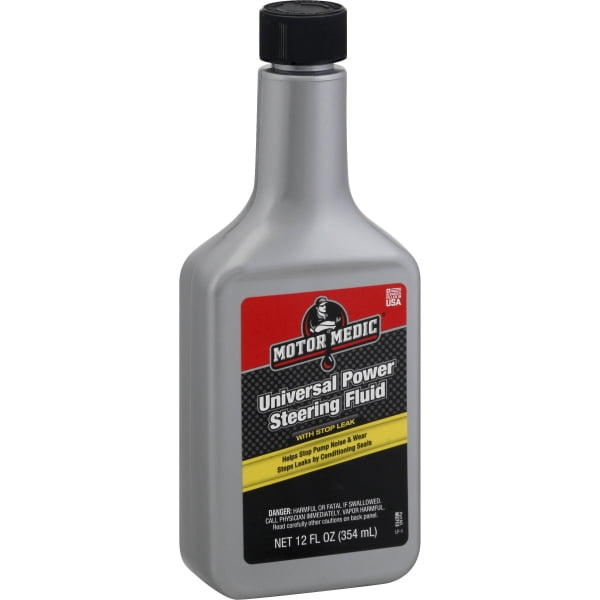Motor Medic 8065148 12 oz Power Steering Fluid & Stop Leak