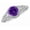 Amethyst, variant on 1.5 to 5.5 Carat Round Platinum LAB GROWN Gemstone and LAB GROWN Diamond Engagement Ring (1ct Center, AAAA Heirloom Quality) Emerald 1.5 Carat Size: 5