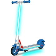 Gotrax GKS Plus Electric Scooter for Kids 6-12, Max 7 Miles Range and 7.5mph Speed, 6" Wheel and Unique Led Light Design, UL2272 Certified Blue